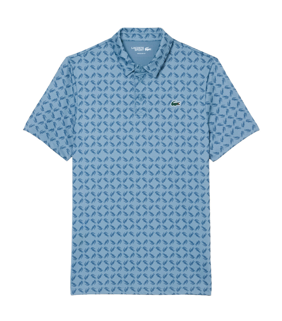 Regular Fit Printed Golf Polo Shirt Aral/Astral