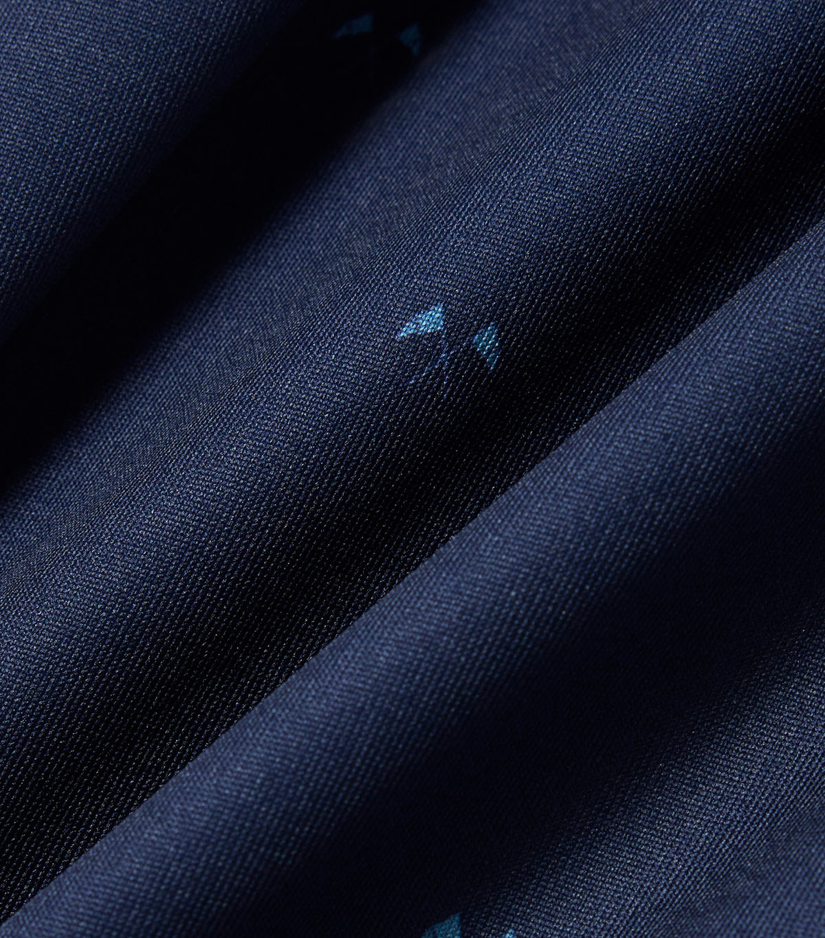 Regular Fit Printed Golf Polo Shirt Navy Blue/Aral