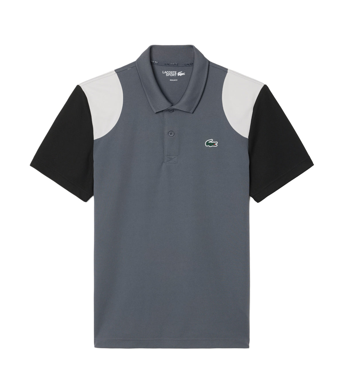 Ultra Dry Color-Block Sport Polo Shirt Urban/Patisson/Black