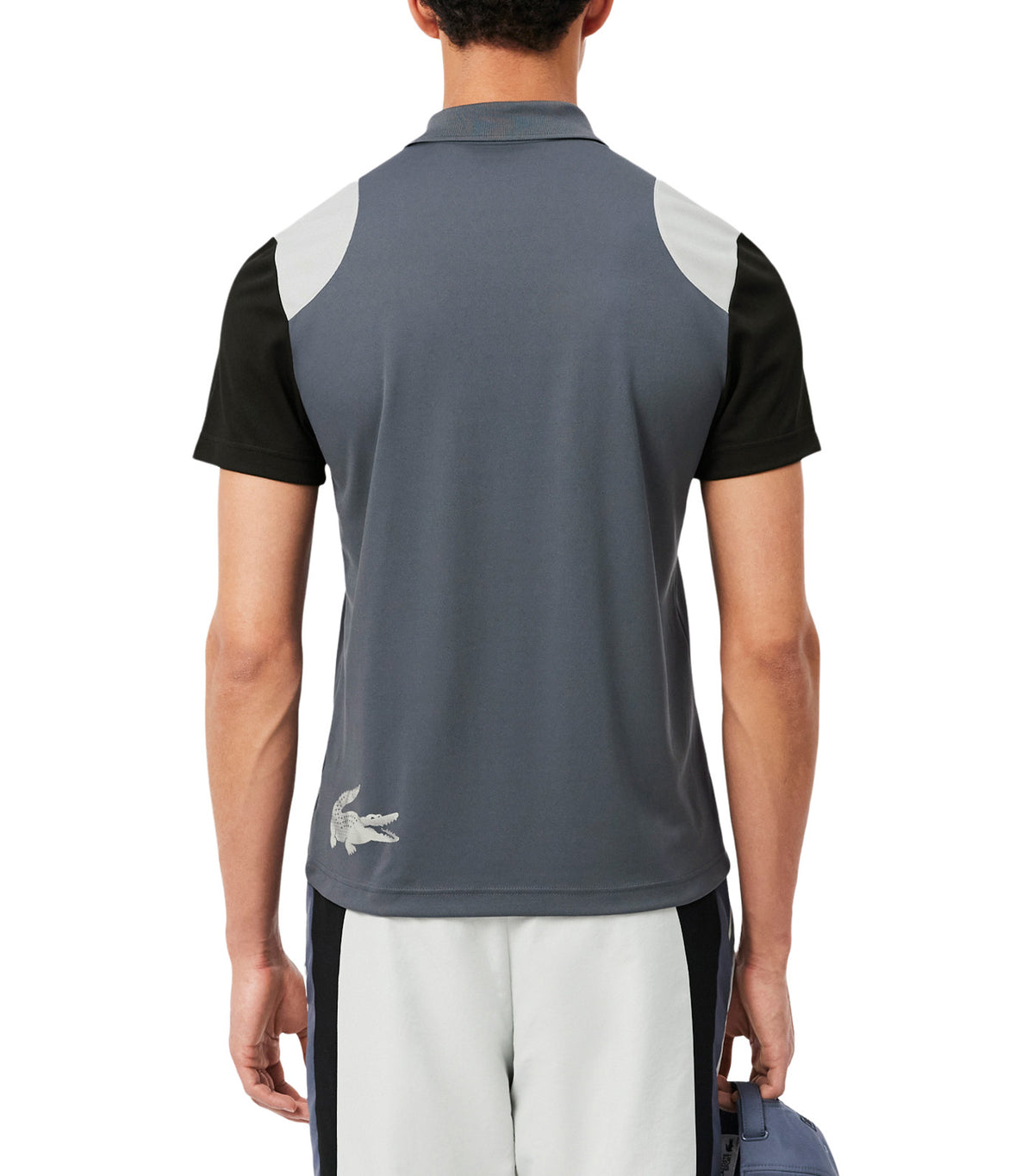 Ultra Dry Color-Block Sport Polo Shirt Urban/Patisson/Black