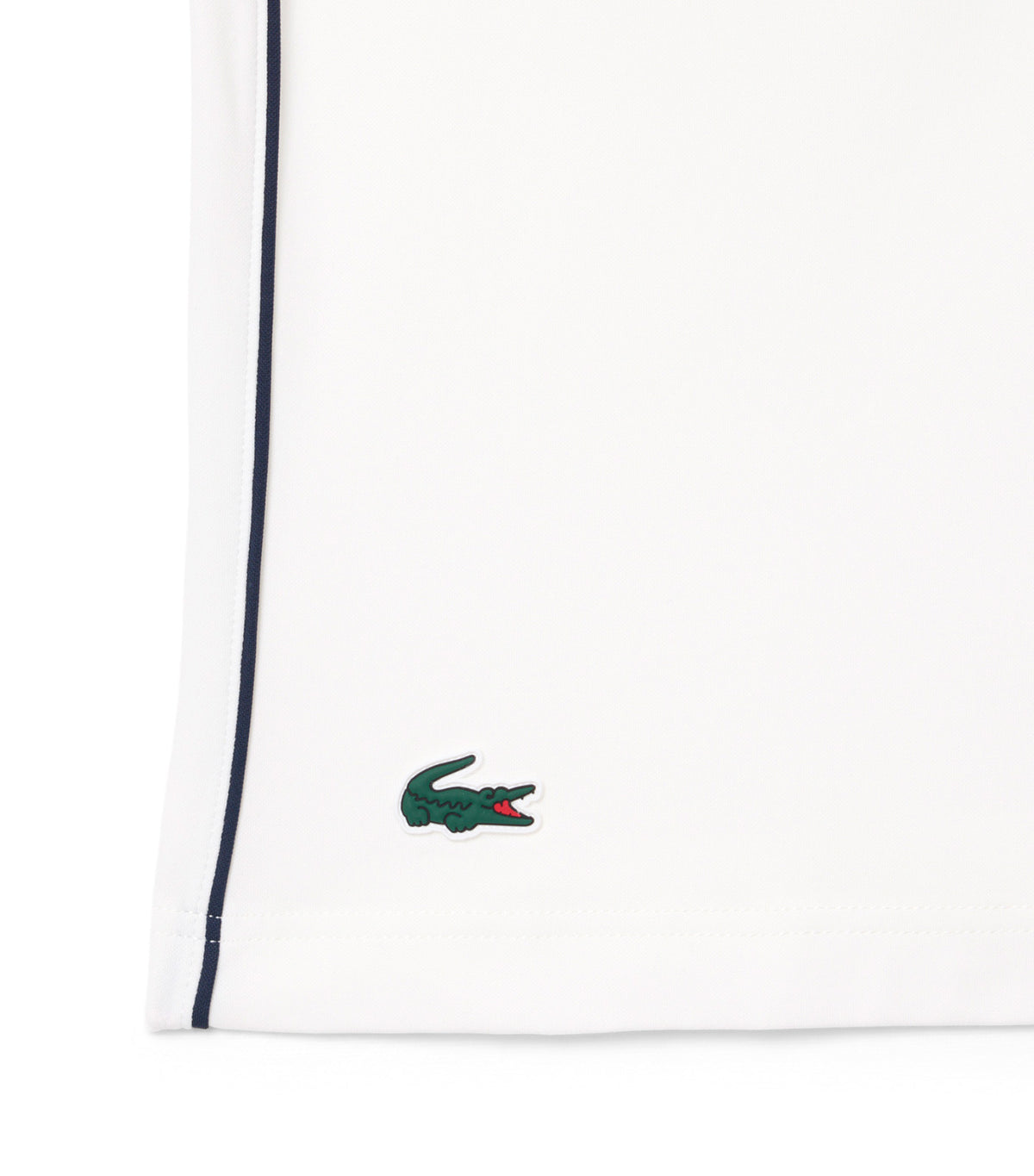 Ultra Dry Badge Accent Tennis Heritage Polo Shirt Flour/Navy Blue