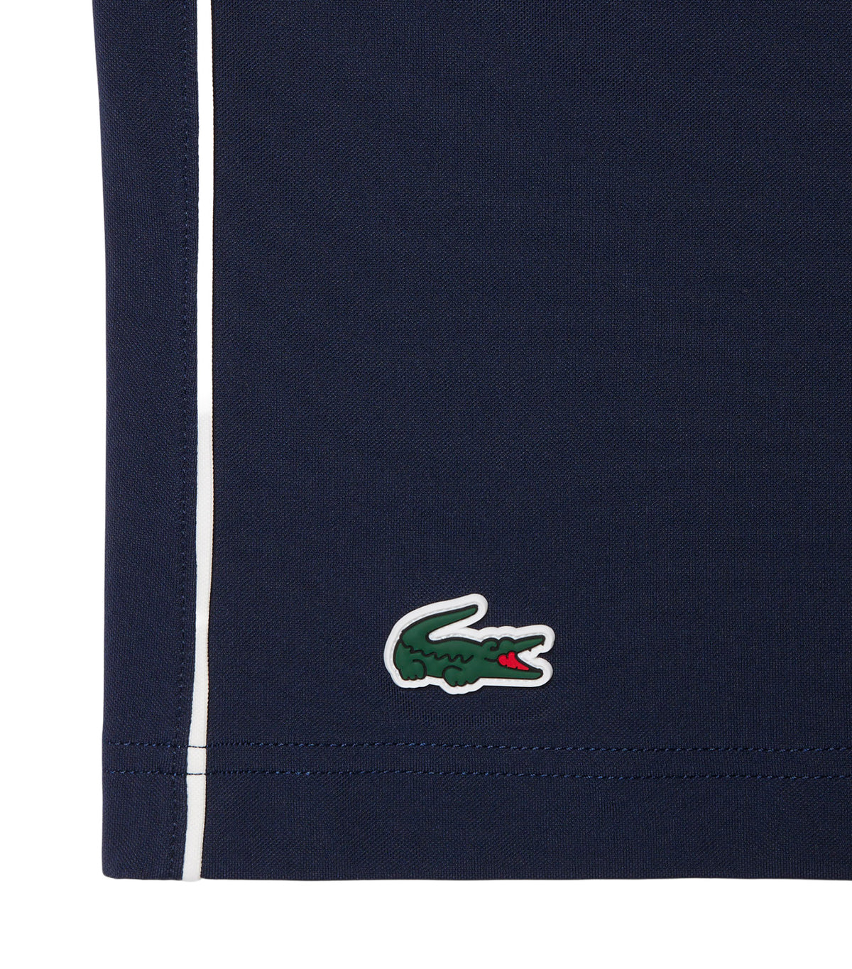 Ultra Dry Badge Accent Tennis Heritage Polo Shirt Navy Blue/Flour