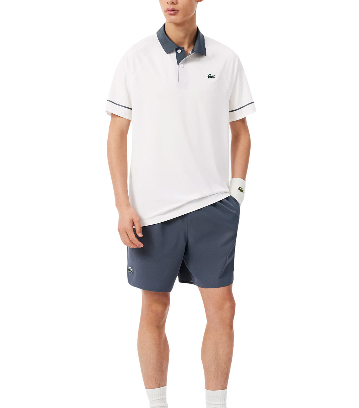 Tennis x Novak Djokovic On Court Polo Shirt Flour/Urban