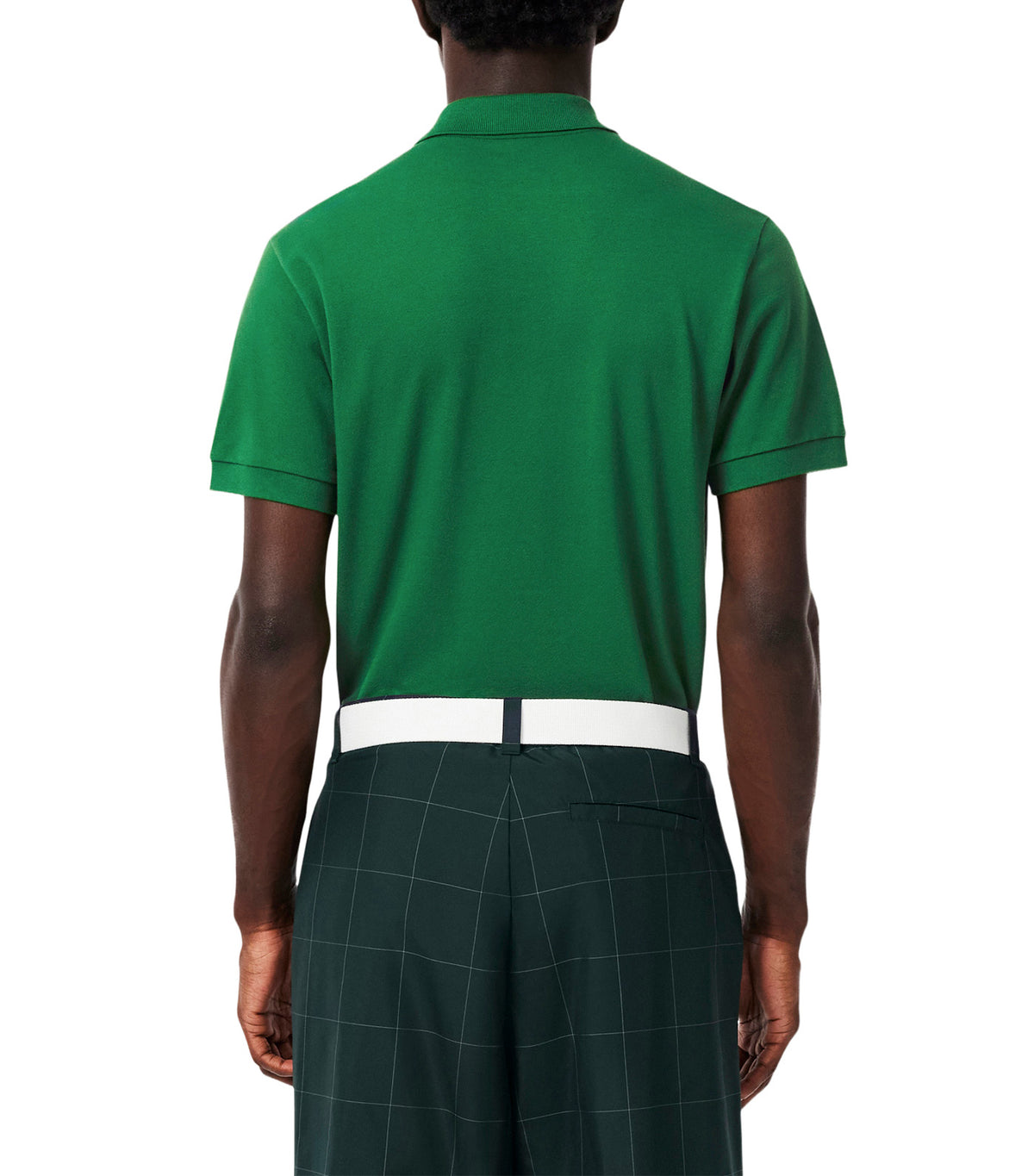 Mini Piqué Badge Accent Stretch Golf Polo Shirt Fairway