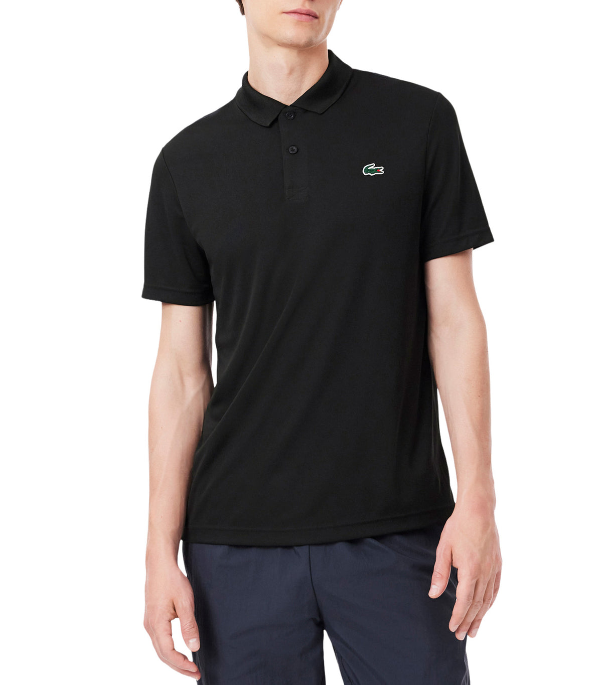 Ultra Dry Dual Fabric Sport Polo Shirt Black/Graphite