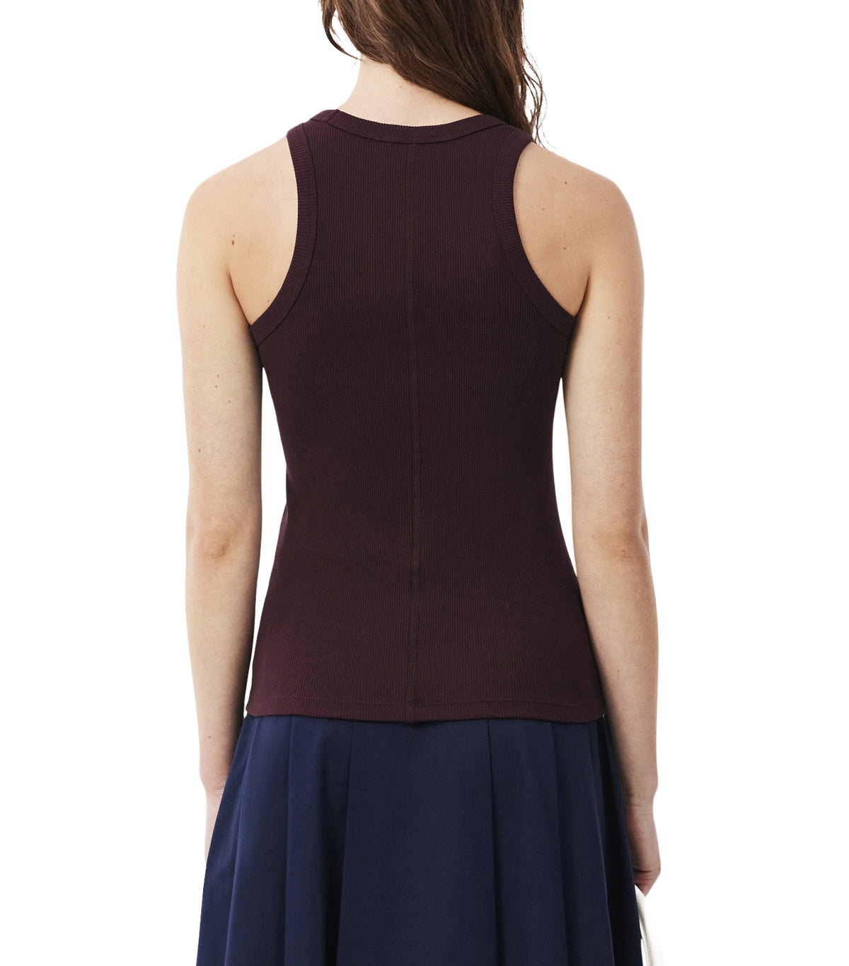 Women's Lacoste Slim Fit Organic Cotton Tank Top Oxalis