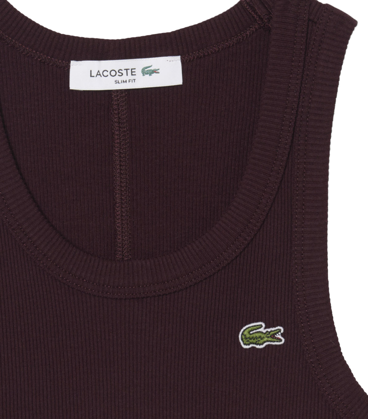Women's Lacoste Slim Fit Organic Cotton Tank Top Oxalis