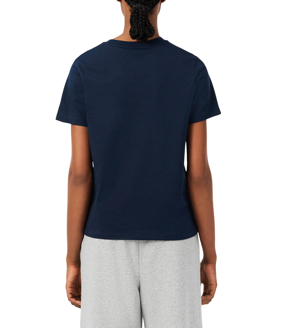 Regular Fit Cotton Badge T-Shirt Navy Blue