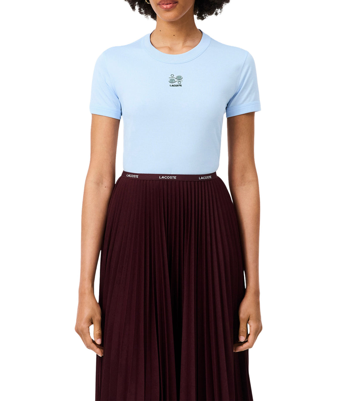 Embroidery Accent Jersey T-Shirt Rill