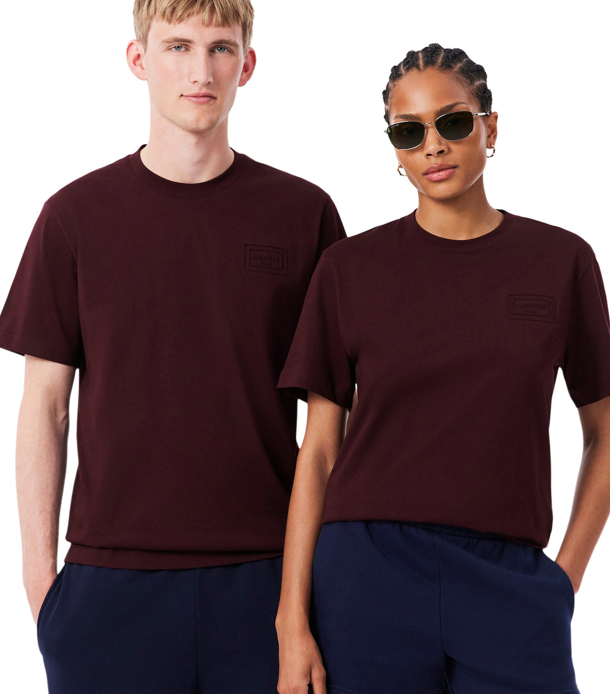 Embossed Branding Jersey T-Shirt Oxalis