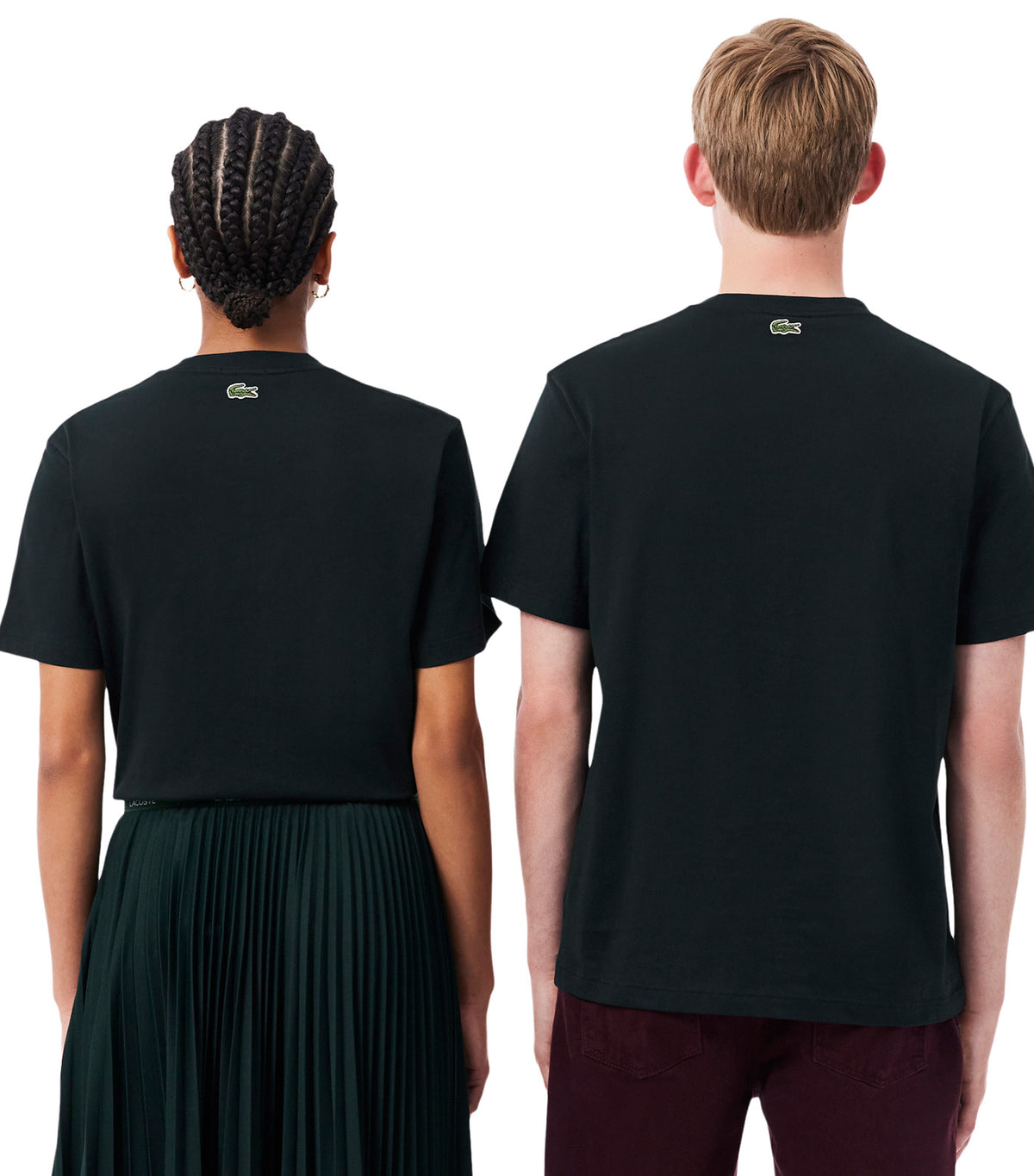 Embroidered Cotton T-Shirt Dark Varech