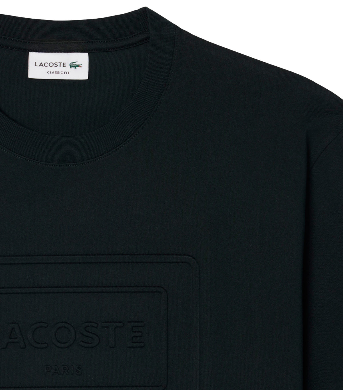 Embroidered Cotton T-Shirt Dark Varech