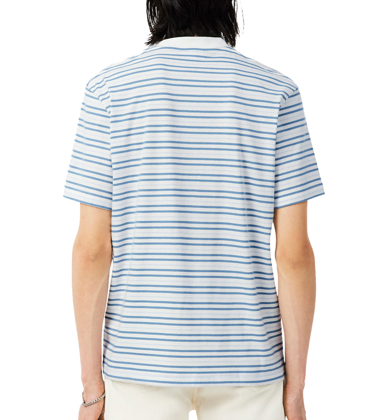 Striped Cotton T-Shirt Aral/Flour