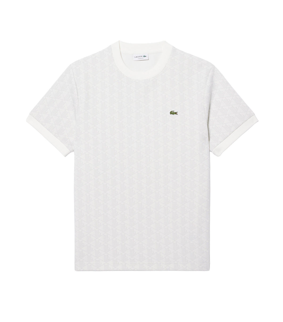 Monogram Jacquard T-Shirt Grey/White