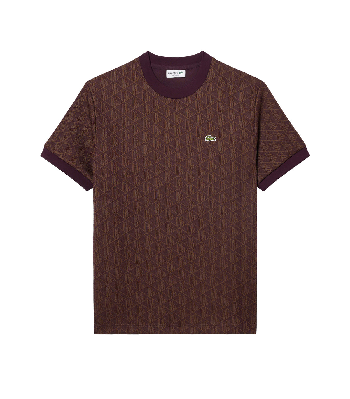 Monogram Jacquard T-Shirt Brown