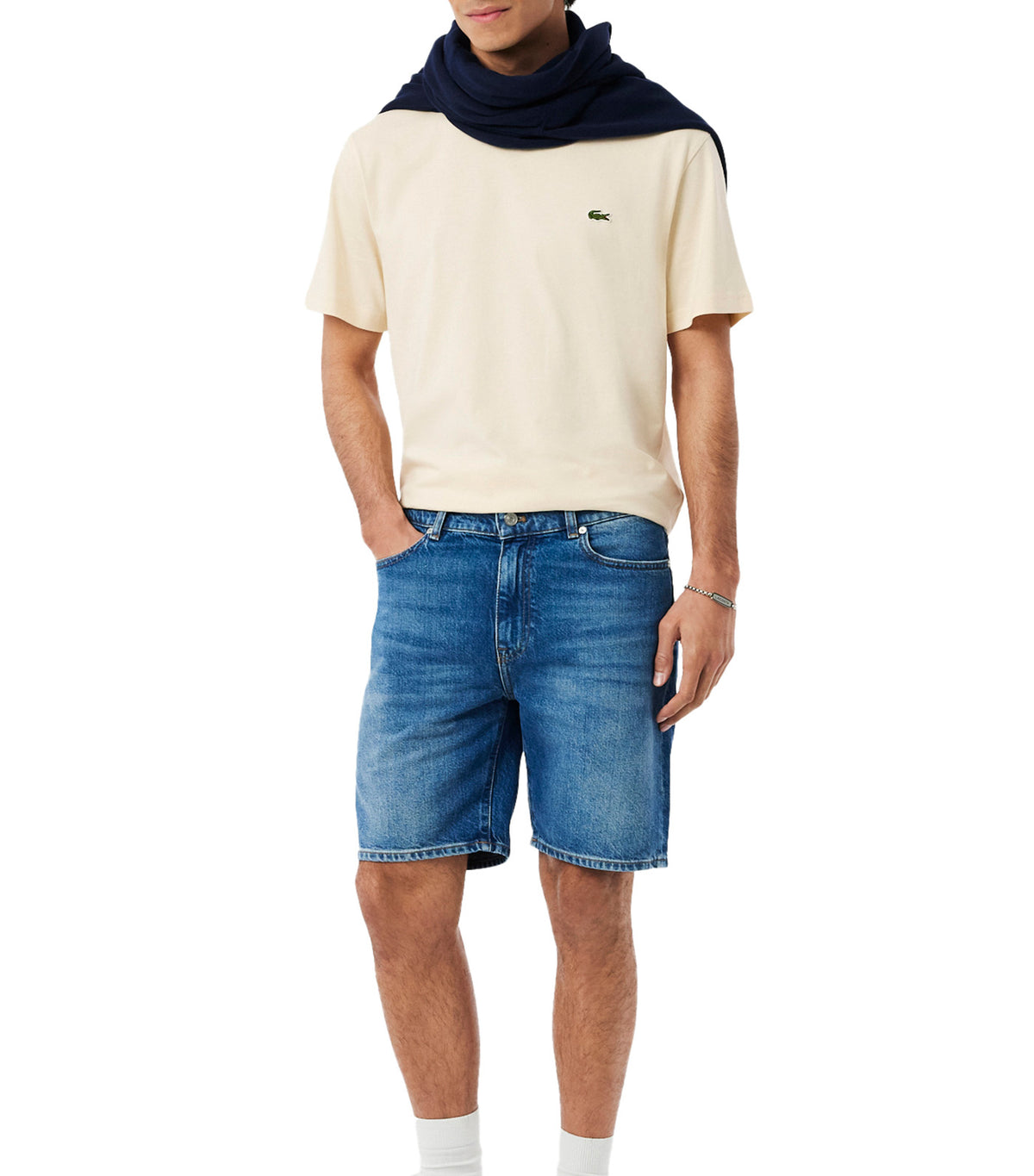 Classic Fit Cotton Jersey T-Shirt Naturel Clair