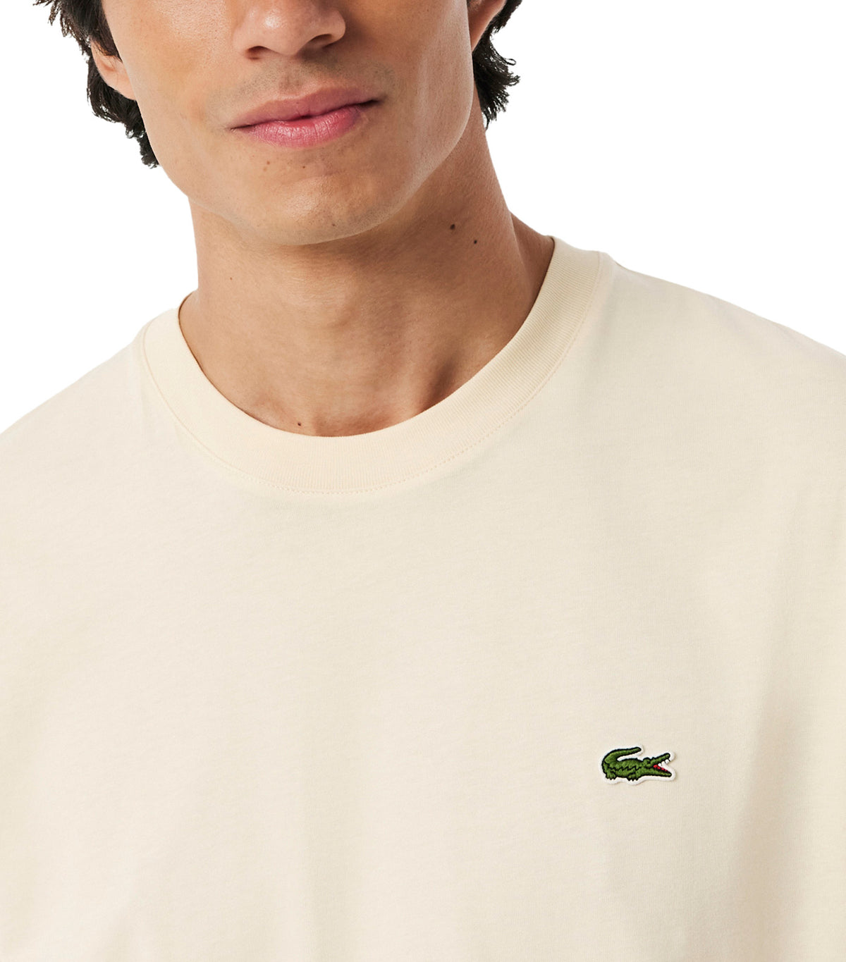 Classic Fit Cotton Jersey T-Shirt Naturel Clair