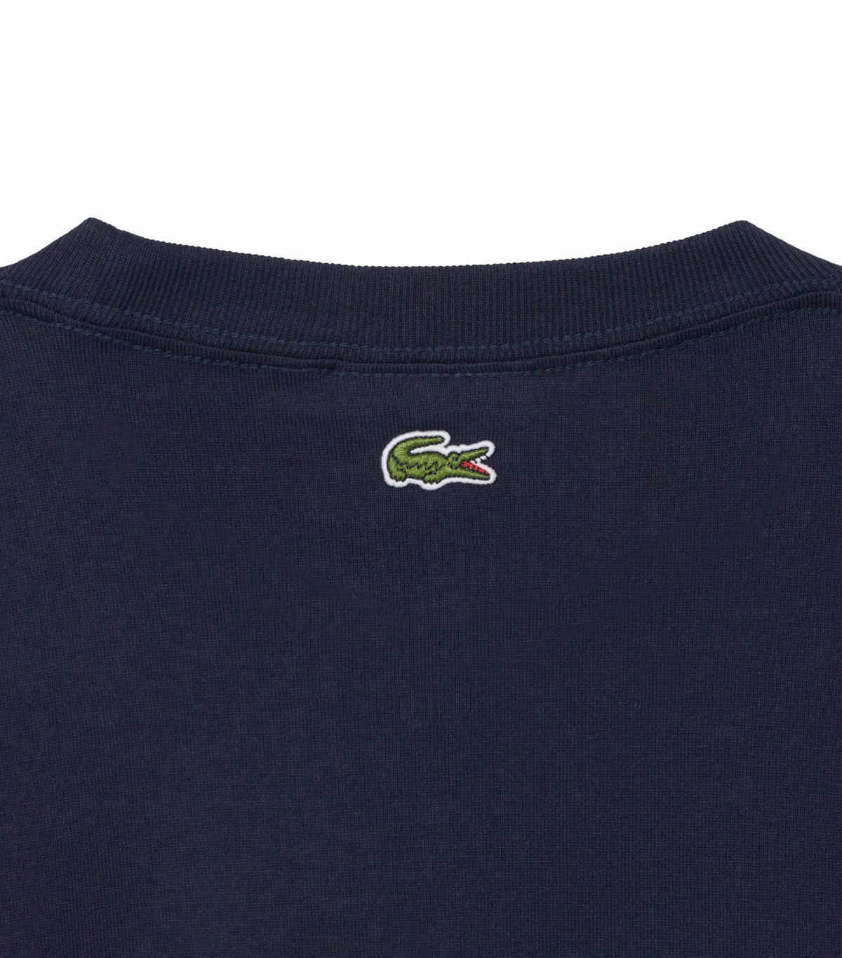 French Made Signature Embroidery T-Shirt Navy Blue