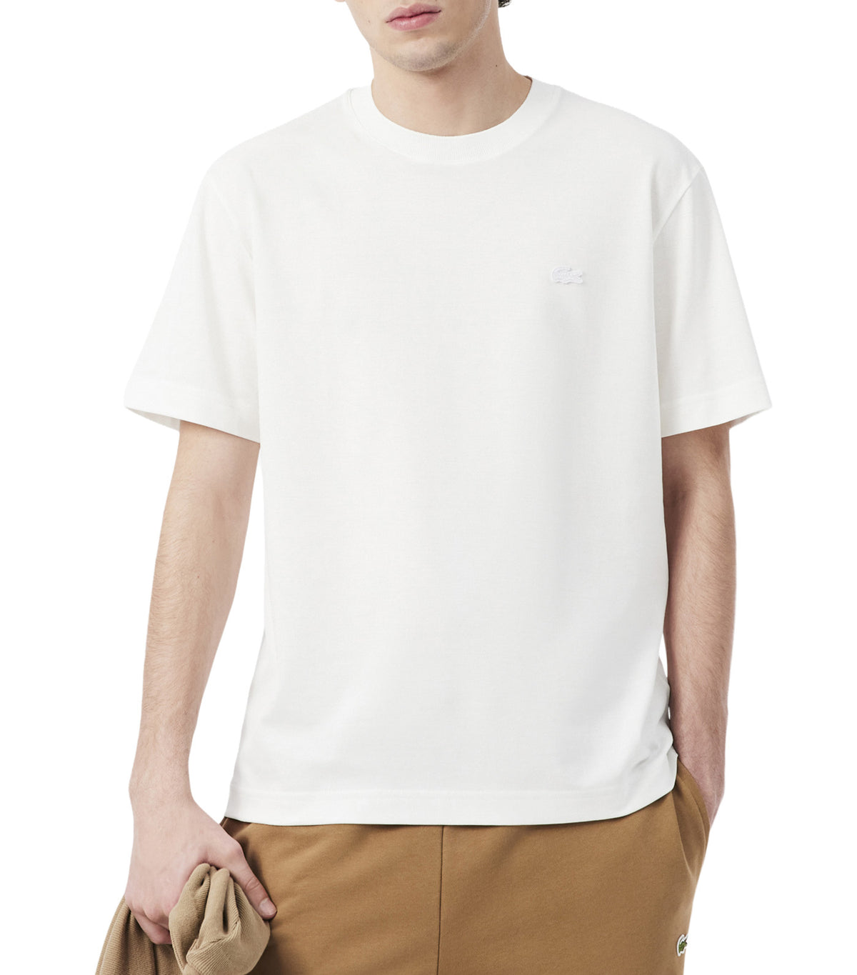 Pima Cotton Piqué T-Shirt White