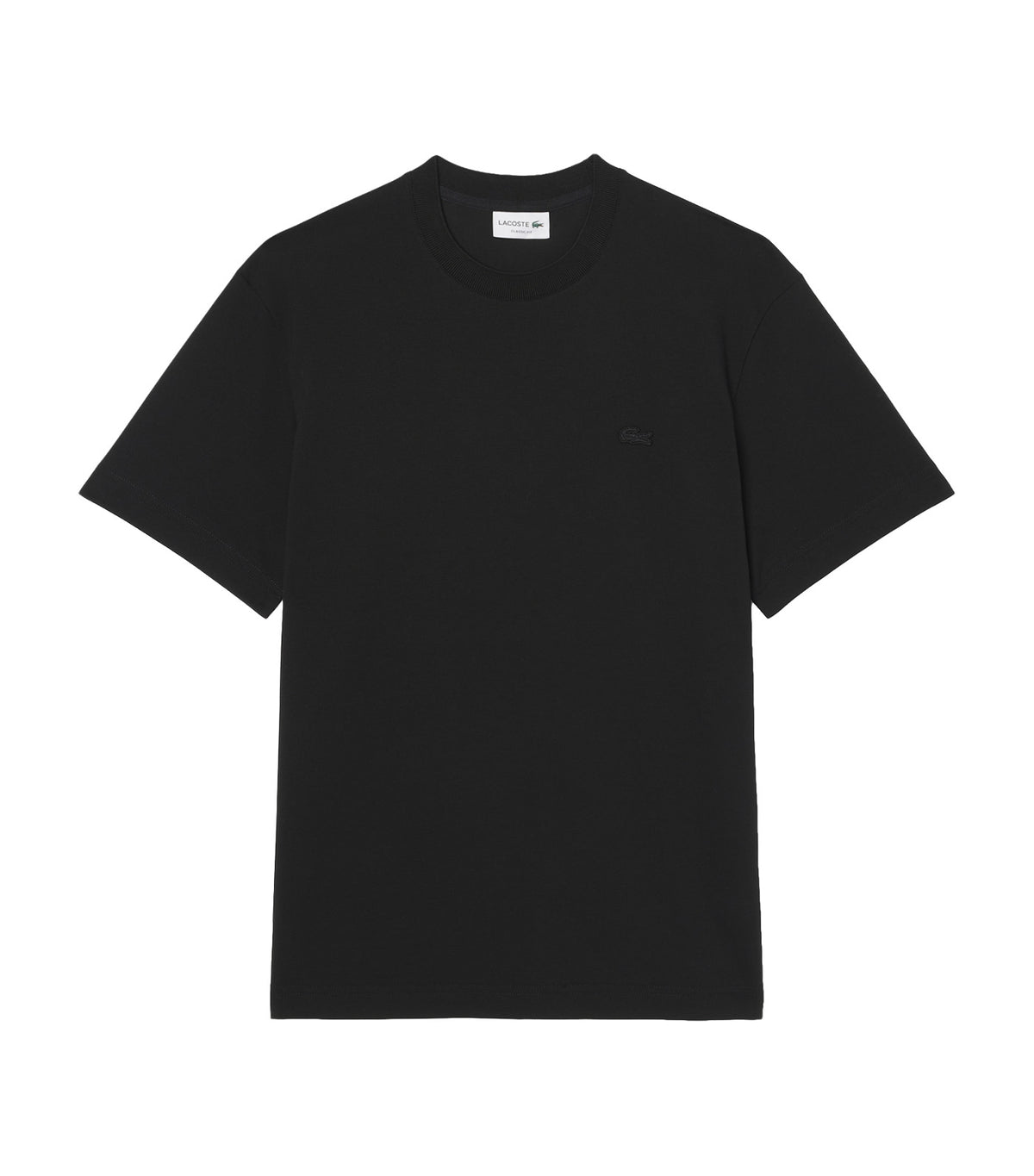 Pima Cotton Piqué T-Shirt Black