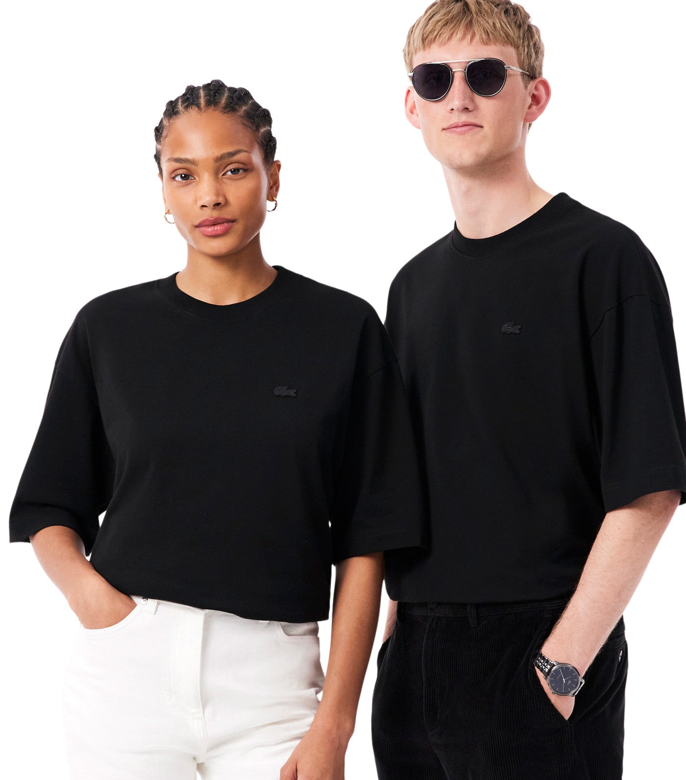 Loose Fit Heavy Cotton Jersey T-Shirt Black