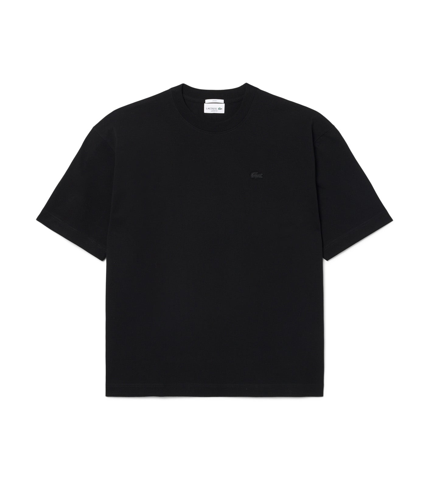 Loose Fit Heavy Cotton Jersey T-Shirt Black