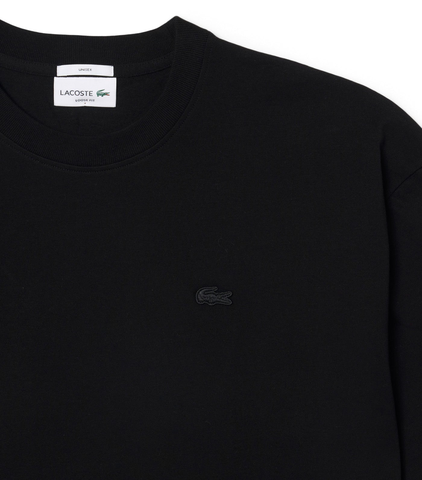 Loose Fit Heavy Cotton Jersey T-Shirt Black