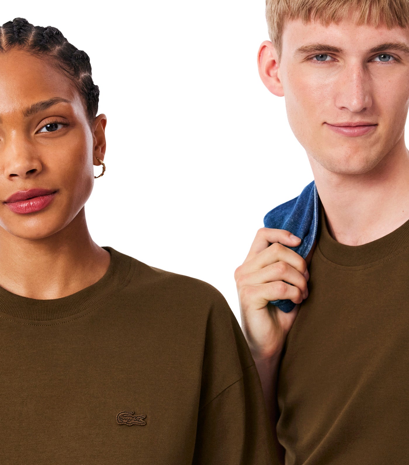 Loose Fit Heavy Cotton Jersey T-Shirt Mascara Brown
