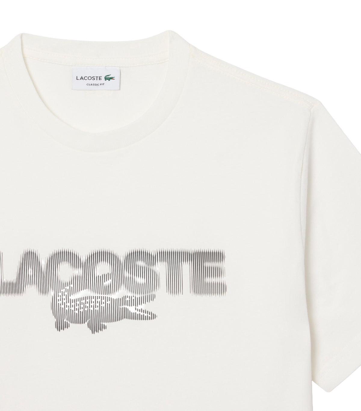 Printed Cotton Jersey T-Shirt Flour