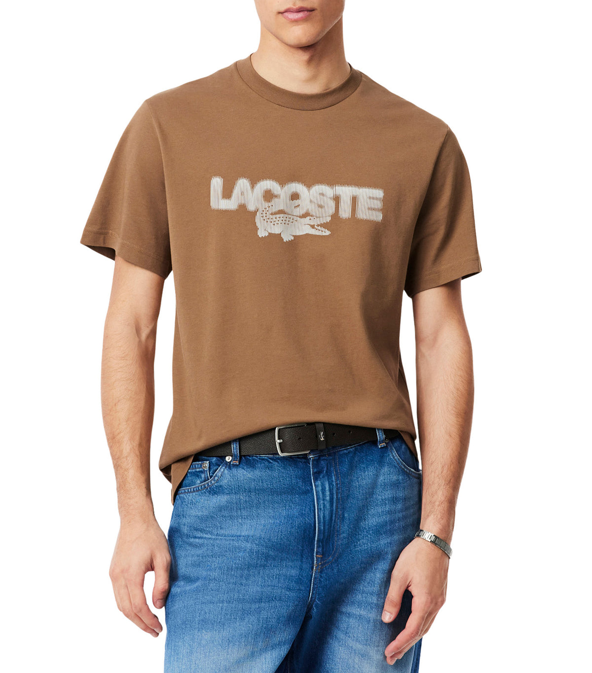 Printed Cotton Jersey T-Shirt Cookie