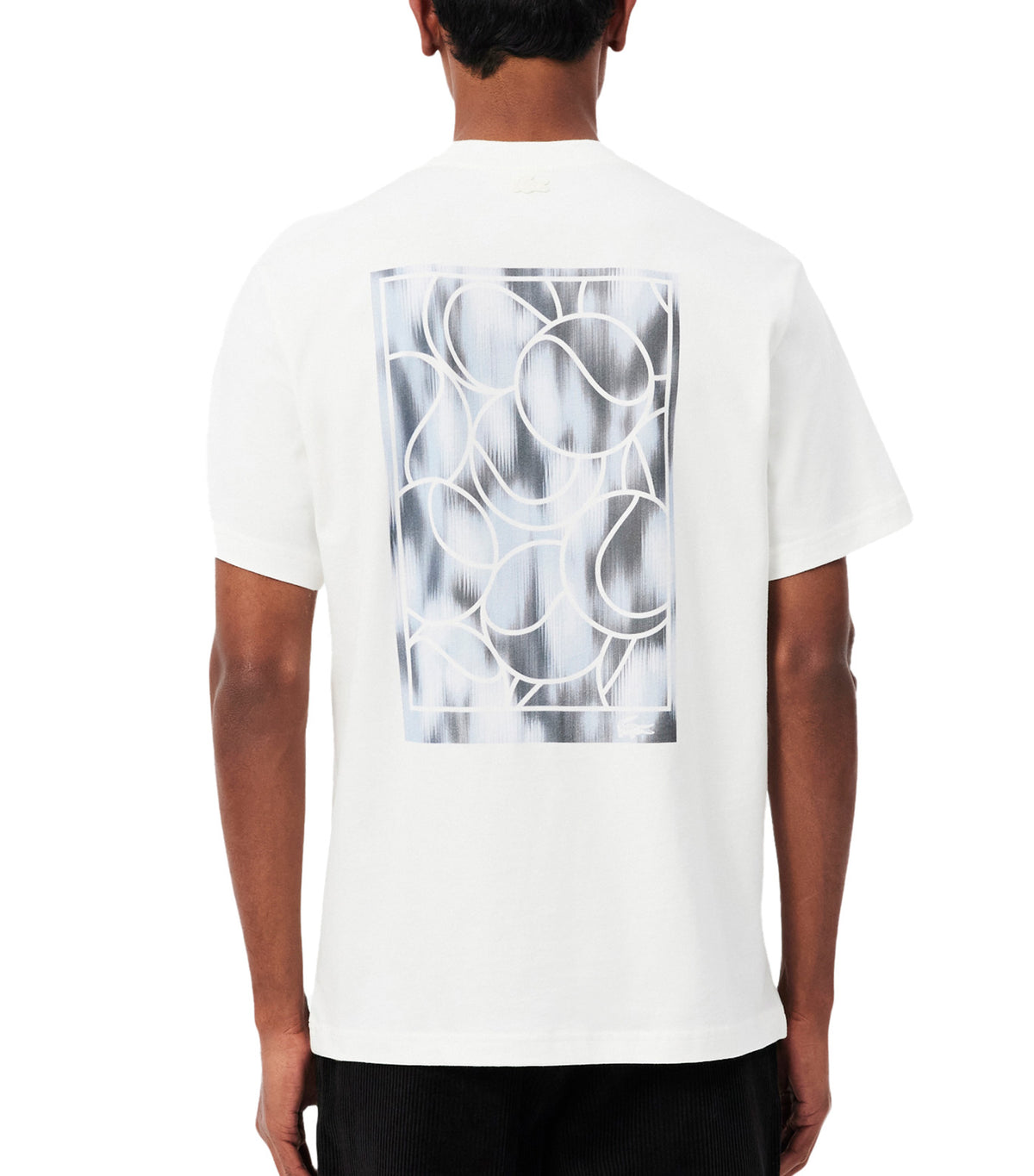 Tennis Print Jersey T-Shirt Flour