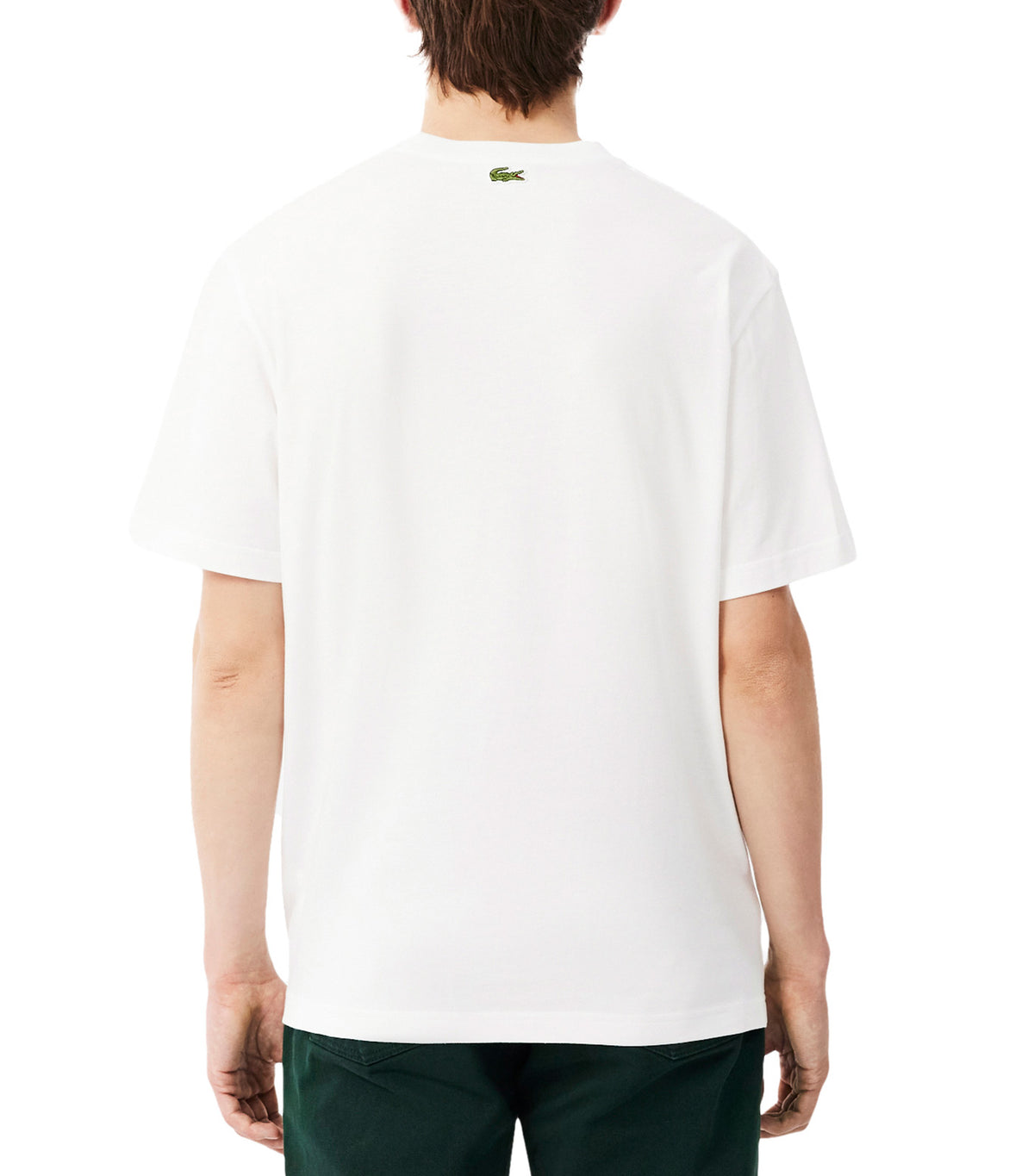 Classic Fit Printed Cotton T-Shirt White