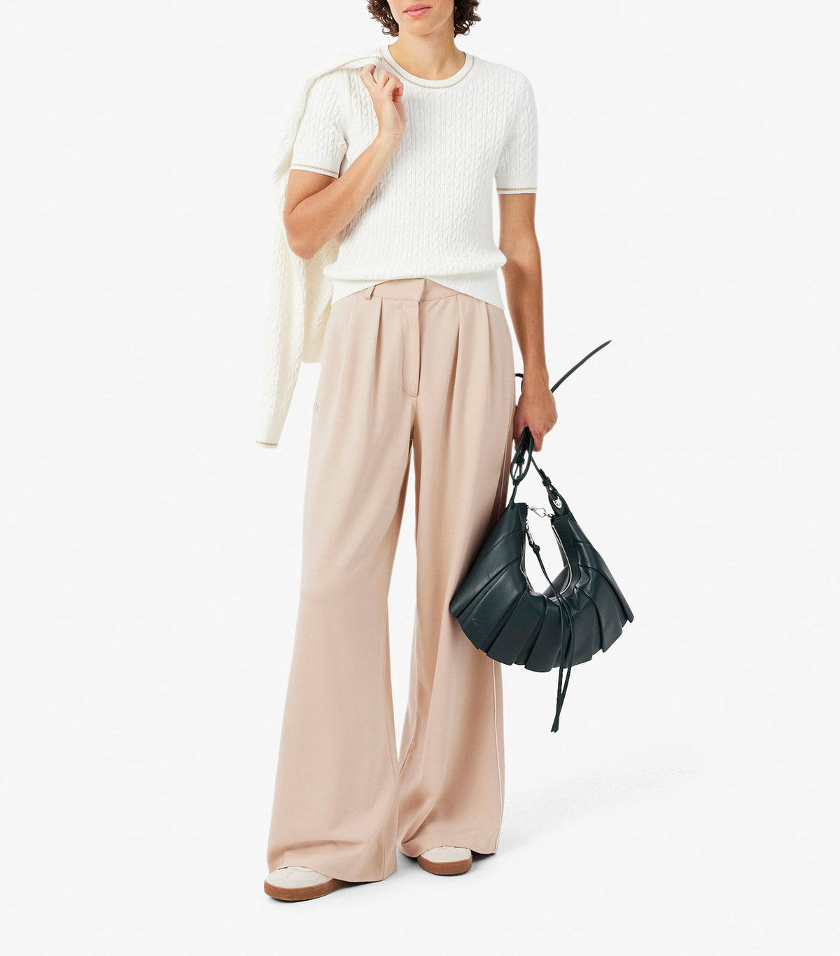 Straight Fit Interlock Sweatpants Sisal