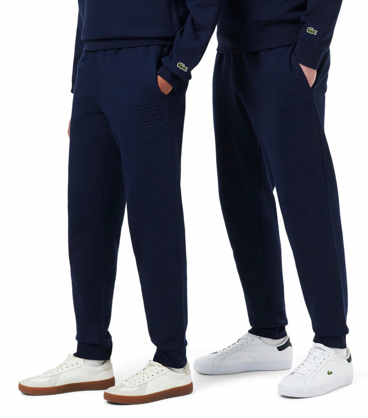 Embossed Branding Sweatpants Navy Blue