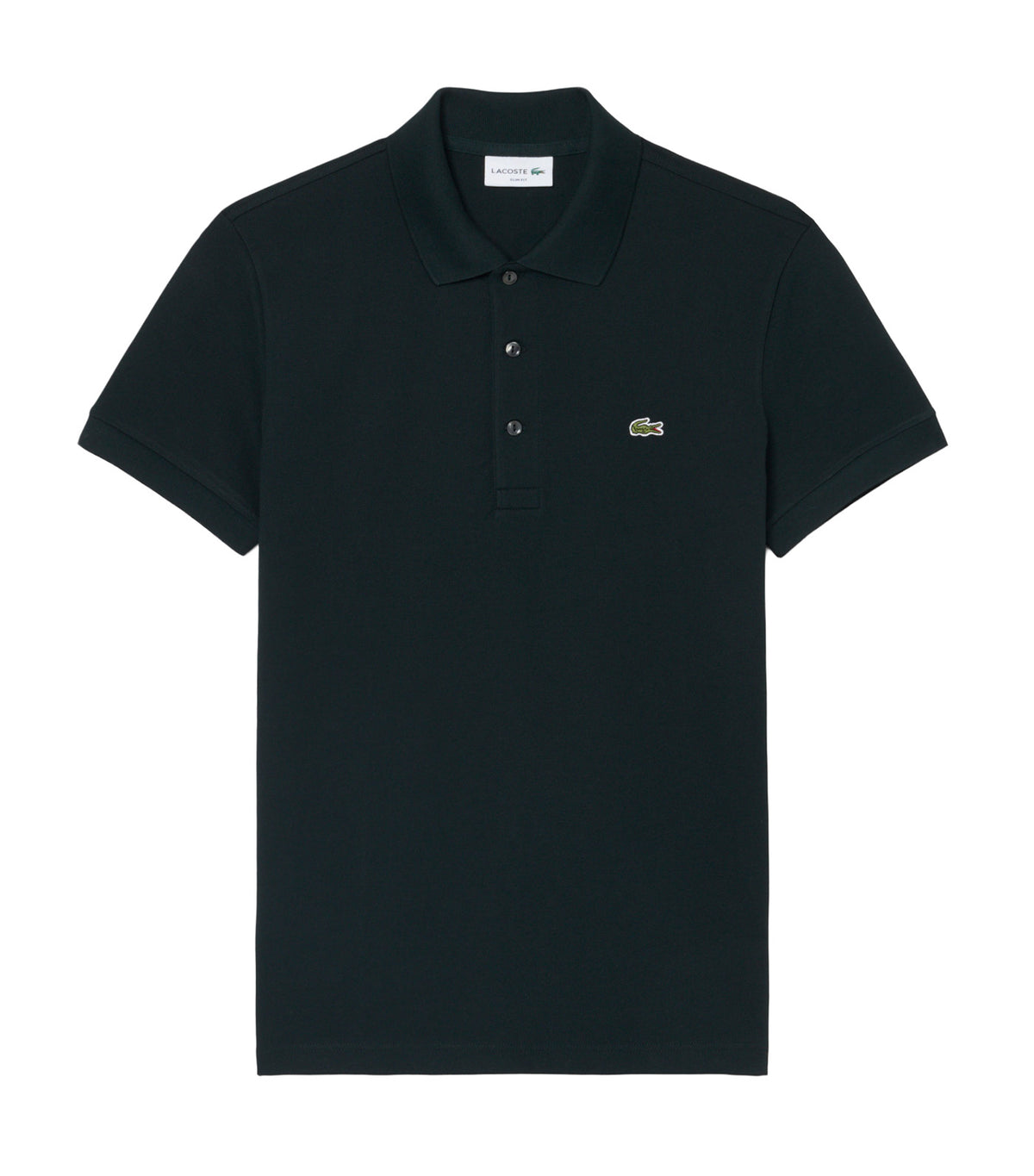 Slim Fit Stretch Piqué Polo Shirt Dark Varech