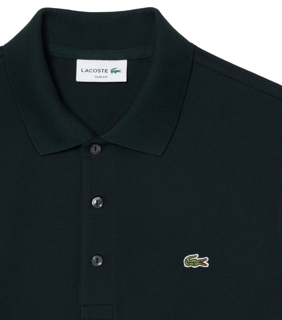Slim Fit Stretch Piqué Polo Shirt Dark Varech