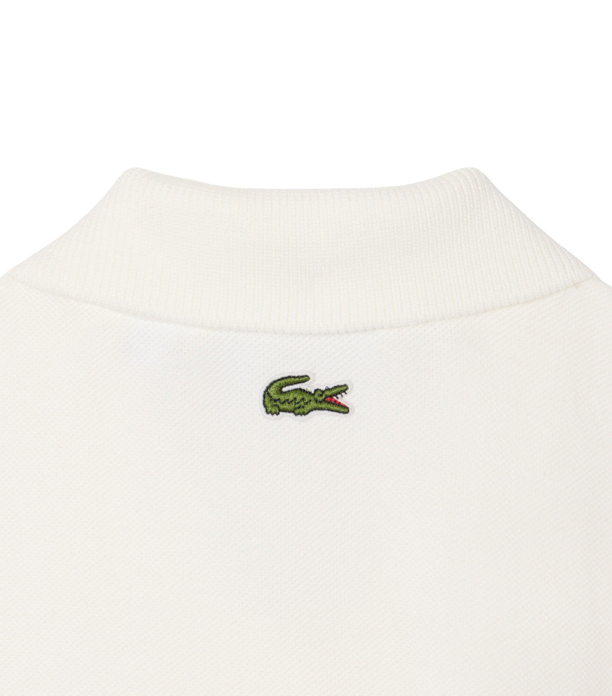 Classic Fit French Made Piqué Polo Shirt White
