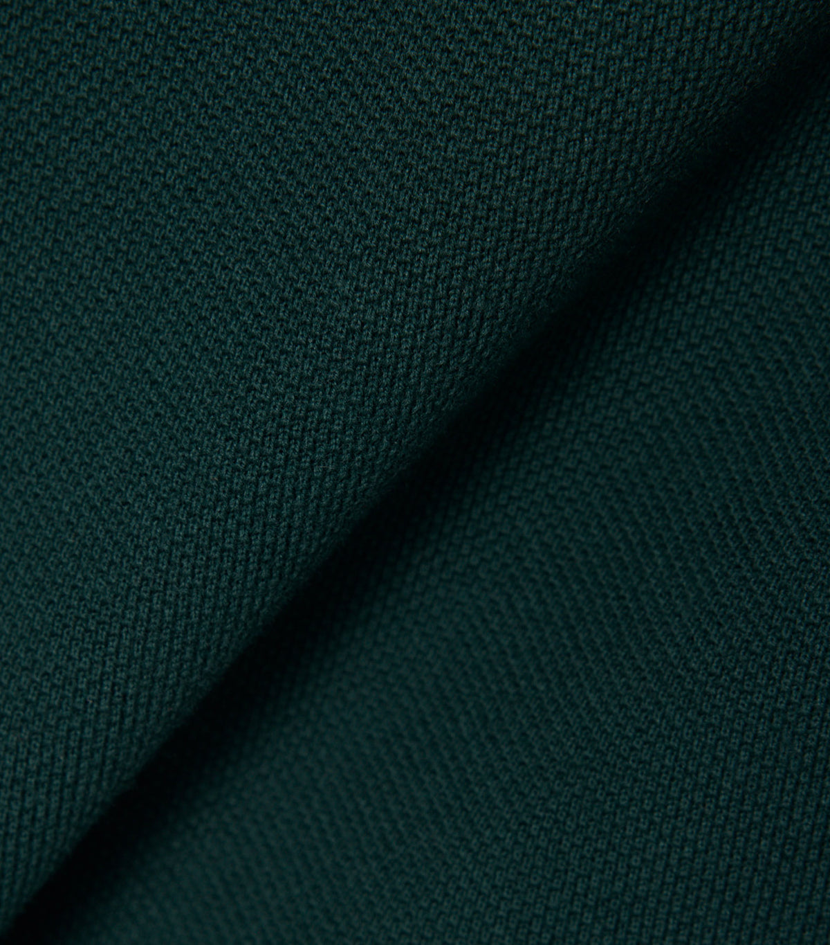 Classic Fit French Made Piqué Polo Shirt Sinople