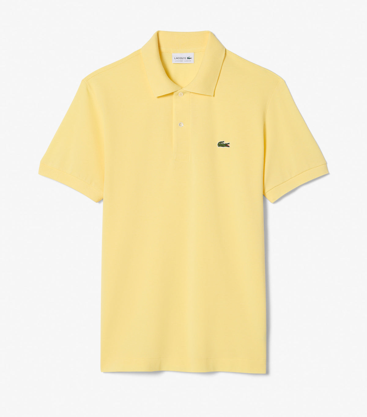 Classic Fit L.12.12 Light Piqué Polo Shirt Yellow