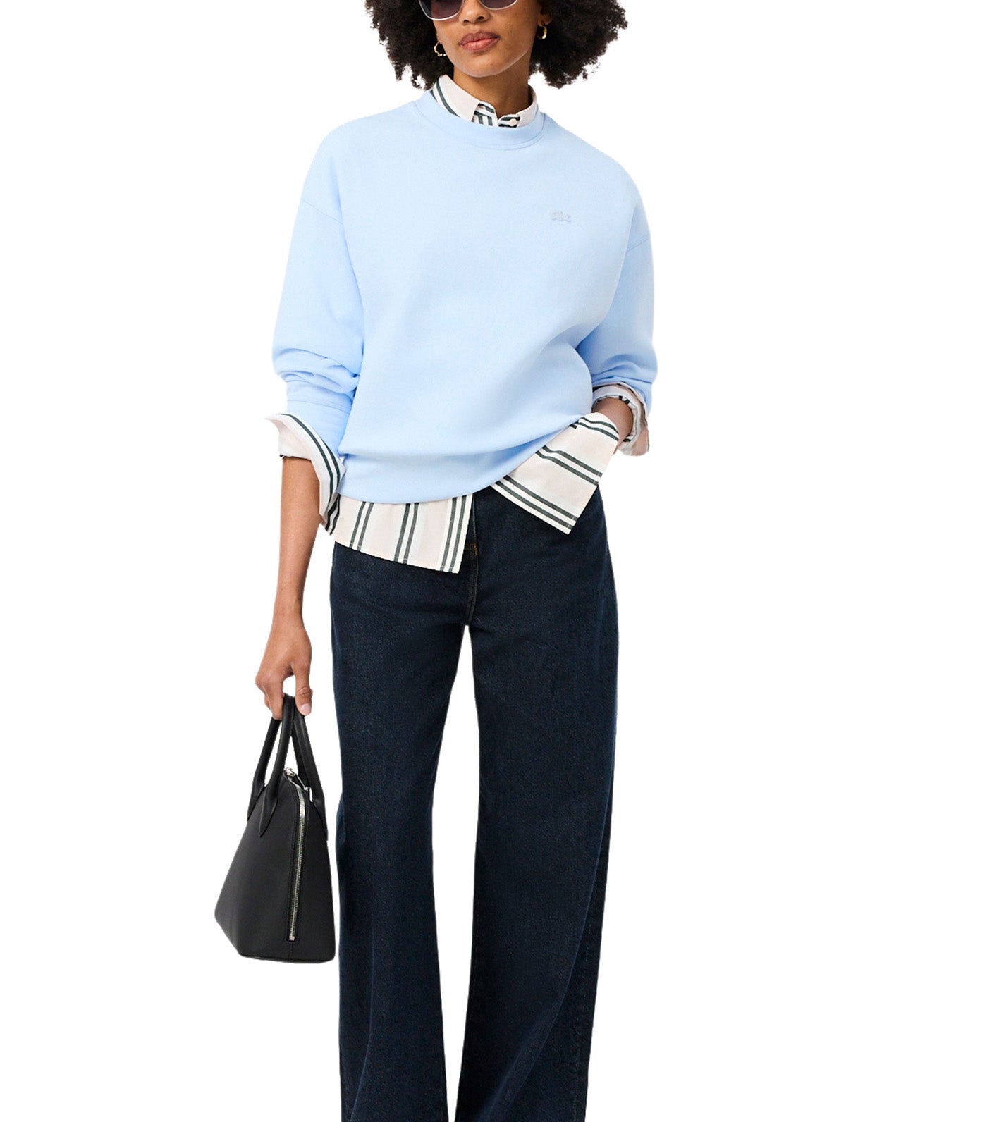 Oversized Double Face Jersey Sweatshirt Rill