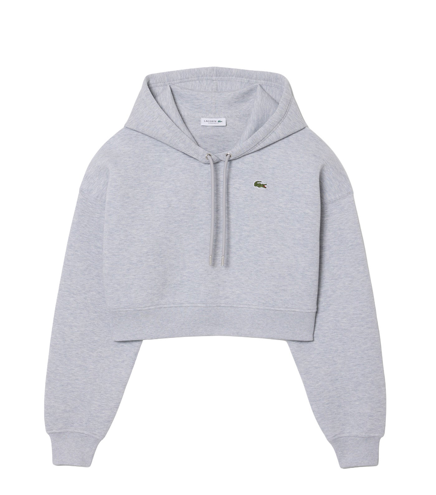 Oversized Jersey Sweatshirt Silver