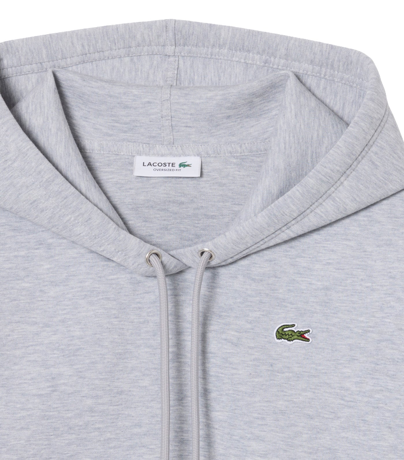 Oversized Jersey Sweatshirt Silver
