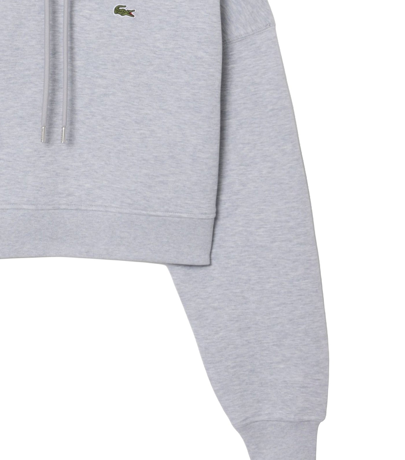Oversized Jersey Sweatshirt Silver