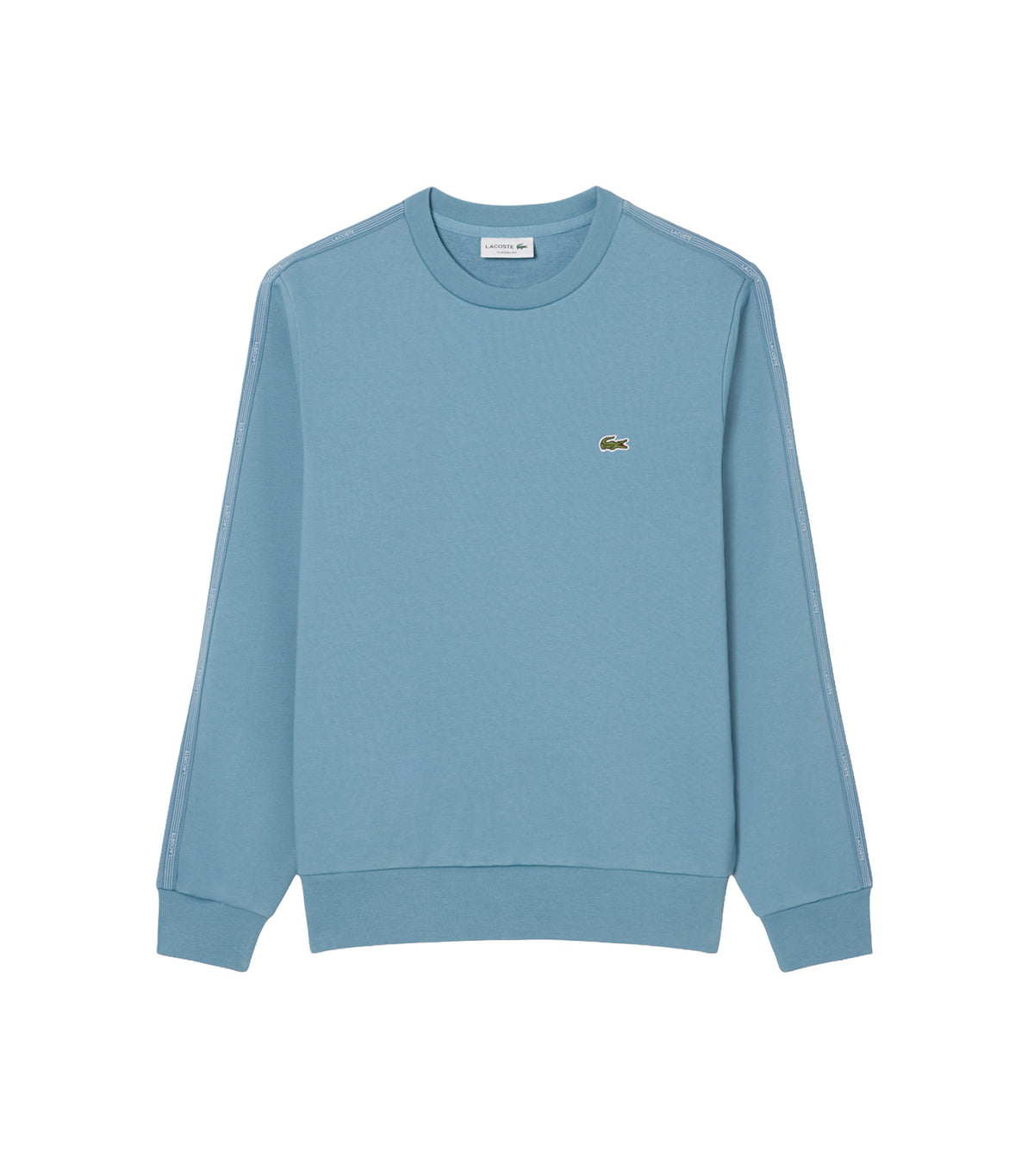 Stripe Band Fleece Sweatshirt Blue