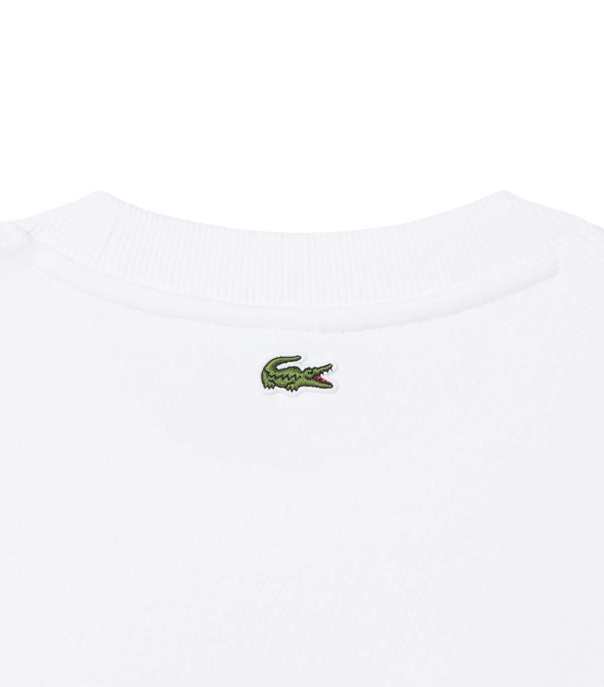French Made Cotton Sweatshirt White