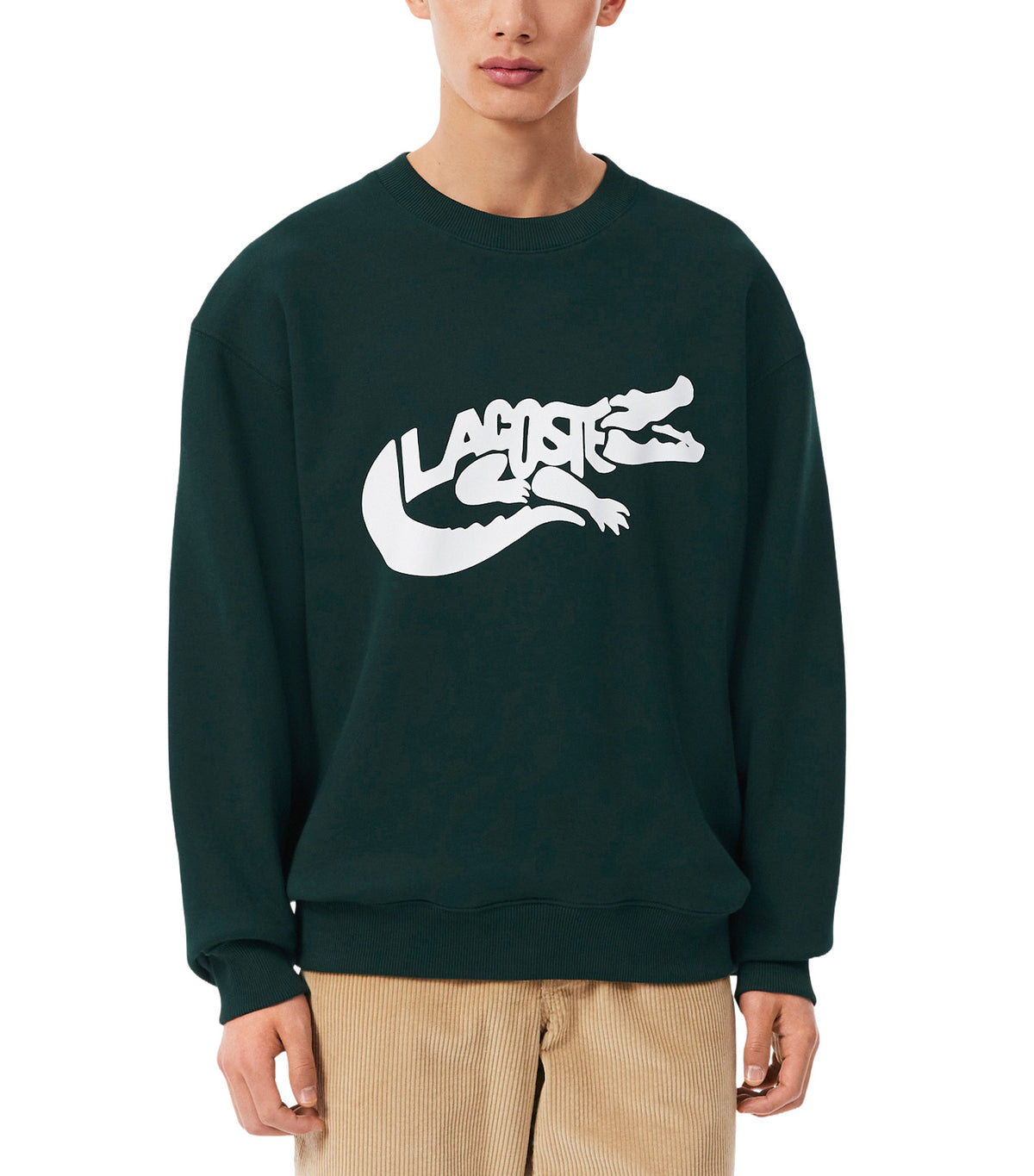 French Made Cotton Sweatshirt Forest Green