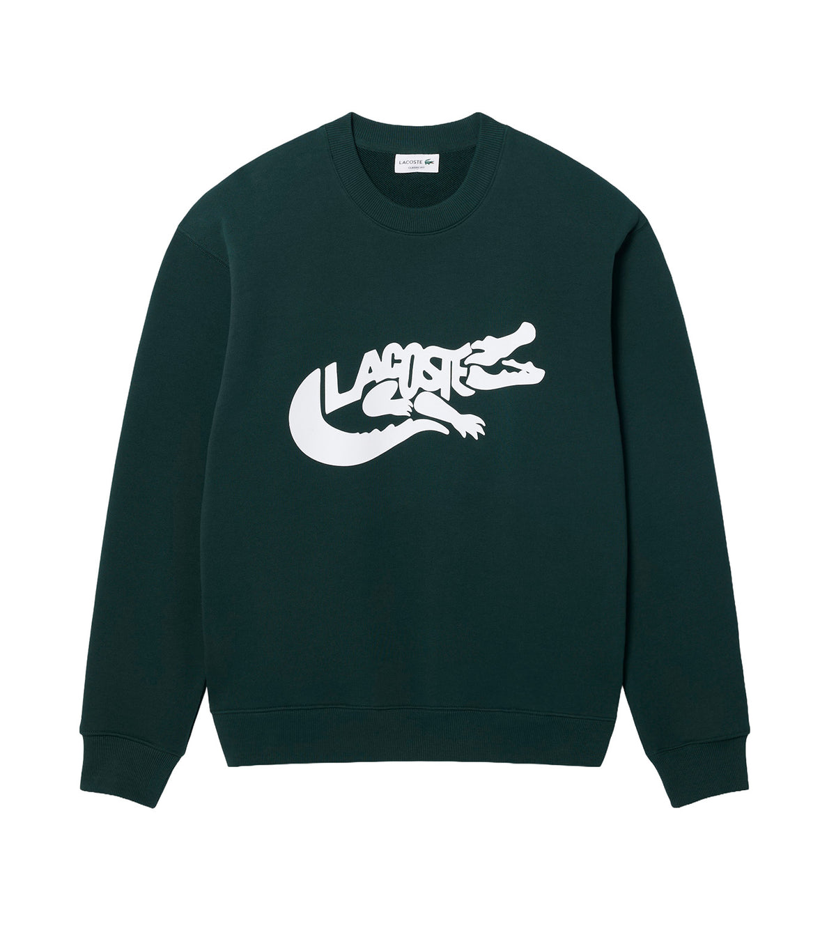French Made Cotton Sweatshirt Forest Green