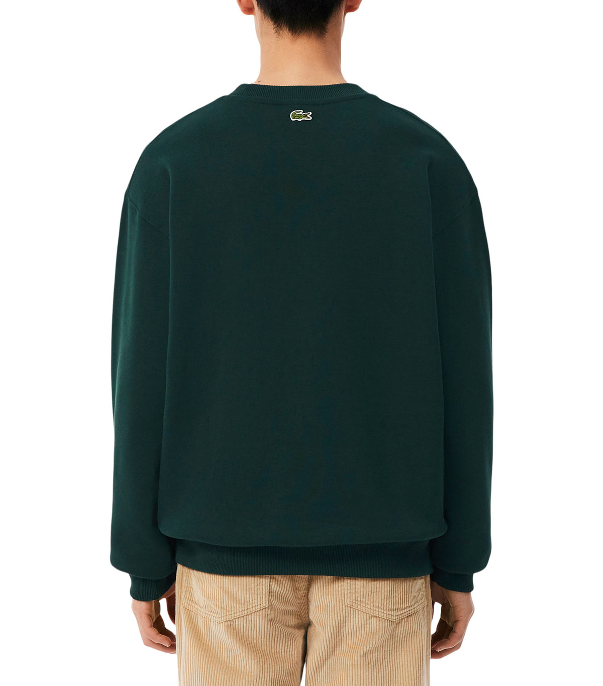 French Made Cotton Sweatshirt Forest Green