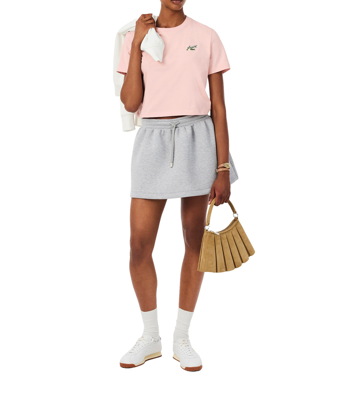 Relaxed Fit Badge Accent Cotton T-Shirt Nidus