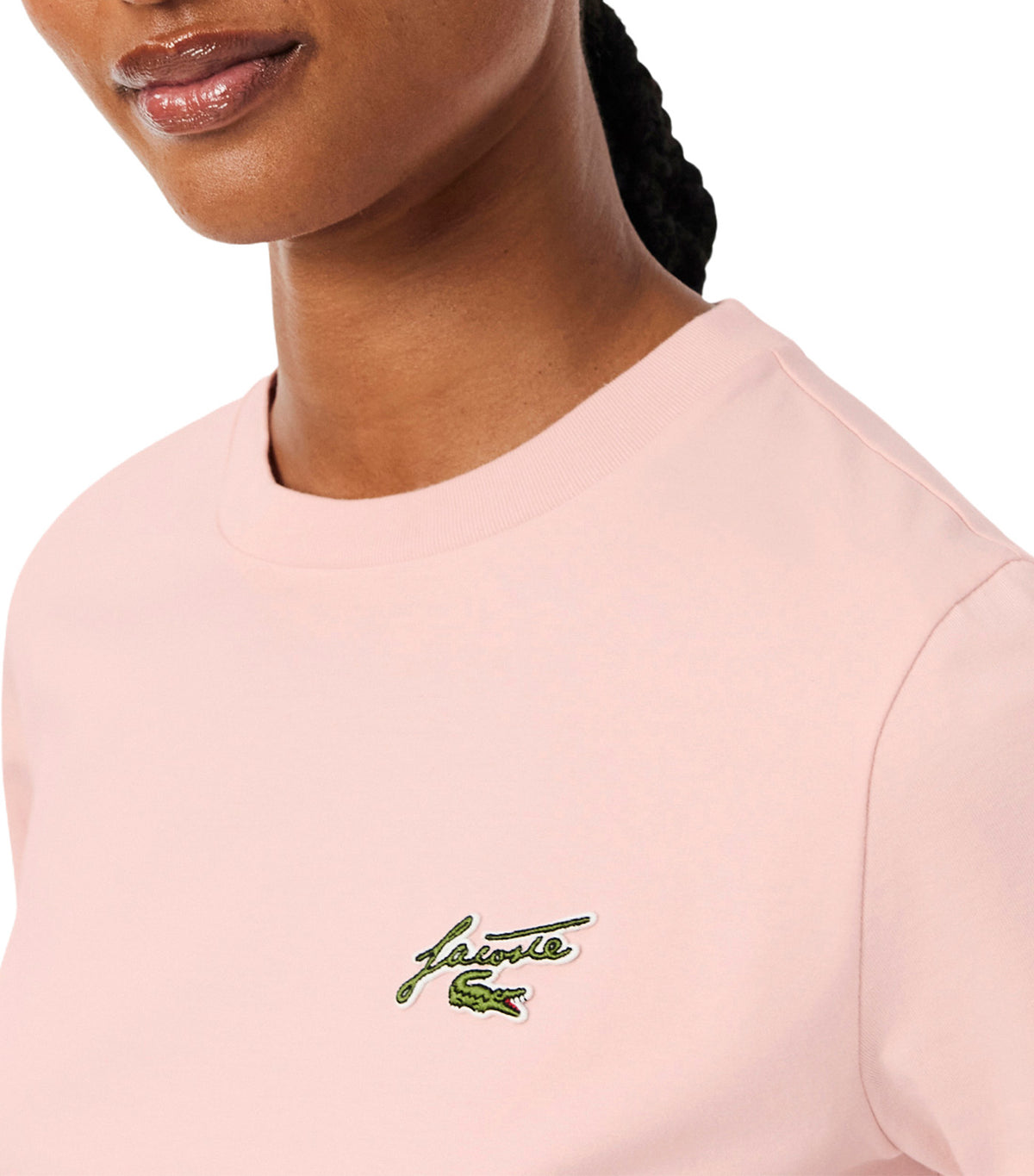 Relaxed Fit Badge Accent Cotton T-Shirt Nidus